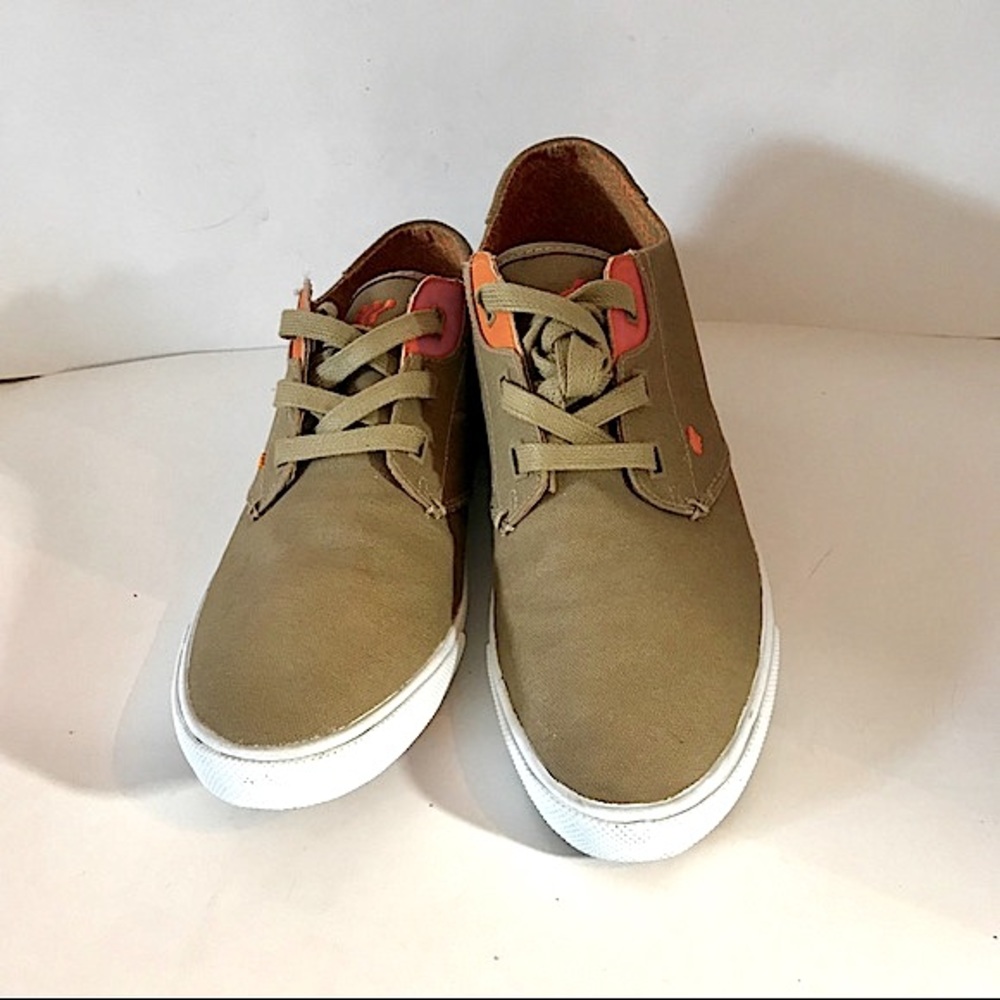 Boxfresh Men’s Lace Up Sneakers Canvas And Suede/Leather Trim Size 10